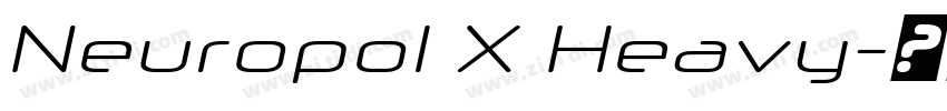 Neuropol X Heavy字体转换